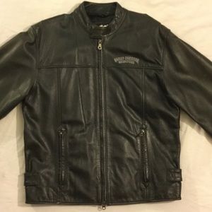 Harley Davidson Black Leather Jacket